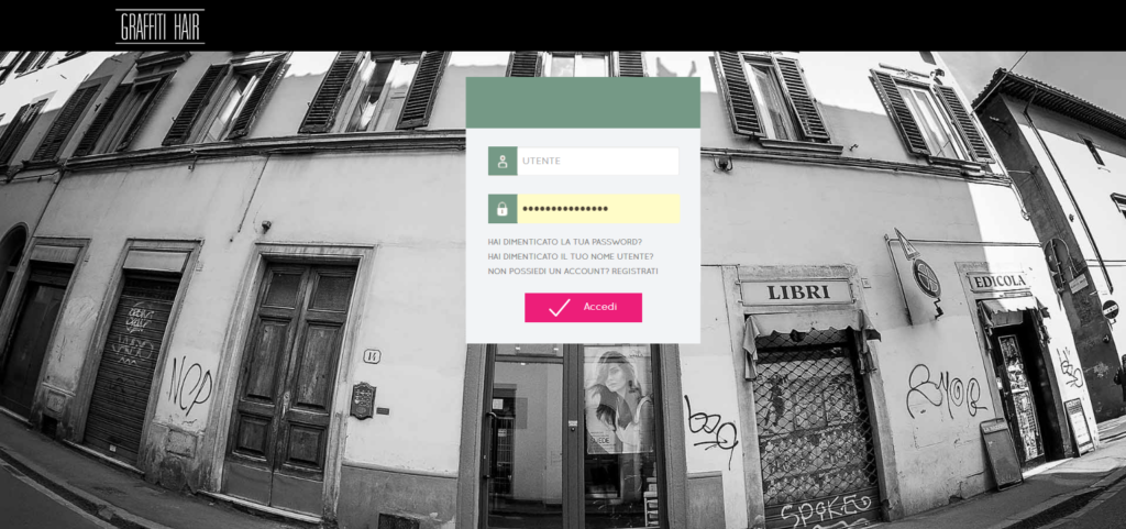log-in-graffiti-hair-prenotazione come fare